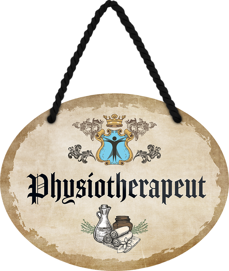4252024246940	Schilderstore24	 ''Physiotherapeut'' Schilderstore24 Blechschilder sind perfekt als Geschenk zu Weihnachten, Geburtstage, Feiern, Partys, Grillabende, Namenstag, Feiertag, Mädelsabend, Hochzeit. Jederzeit stilvoll im Wohnzimmer, Partykeller, Garage, Praxis, Büro, Café, Hauseingang Büro Chef Angestellter Arbeit Job Arbeitsplatz Alltag Beruf Ausbildung