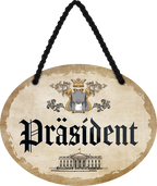 4252024247886	Schilderstore24	 ''Präsident'' Schilderstore24 Blechschilder sind perfekt als Geschenk zu Weihnachten, Geburtstage, Feiern, Partys, Grillabende, Namenstag, Feiertag, Mädelsabend, Hochzeit. Jederzeit stilvoll im Wohnzimmer, Partykeller, Garage, Praxis, Büro, Café, Hauseingang politik regierung fachkräfte ironsich kanzler job Politiker Kabinett Chef Regierung
