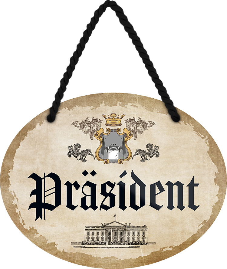 4252024247886	Schilderstore24	 ''Präsident'' Schilderstore24 Blechschilder sind perfekt als Geschenk zu Weihnachten, Geburtstage, Feiern, Partys, Grillabende, Namenstag, Feiertag, Mädelsabend, Hochzeit. Jederzeit stilvoll im Wohnzimmer, Partykeller, Garage, Praxis, Büro, Café, Hauseingang politik regierung fachkräfte ironsich kanzler job Politiker Kabinett Chef Regierung