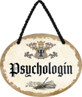 4252024247008	Schilderstore24	 ''Psychologin'' Schilderstore24 Blechschilder sind perfekt als Geschenk zu Weihnachten, Geburtstage, Feiern, Partys, Grillabende, Namenstag, Feiertag, Mädelsabend, Hochzeit. Jederzeit stilvoll im Wohnzimmer, Partykeller, Garage, Praxis, Büro, Café, Hauseingang Büro Chef Angestellter Arbeit Job Arbeitsplatz Alltag Beruf Ausbildung