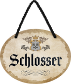 4252024245844	Schilderstore24	 ''Schlosser'' Schilderstore24 Blechschilder sind perfekt als Geschenk zu Weihnachten, Geburtstage, Feiern, Partys, Grillabende, Namenstag, Feiertag, Mädelsabend, Hochzeit. Jederzeit stilvoll im Wohnzimmer, Partykeller, Garage, Praxis, Büro,Architekt Hauseingang Handwerk Baustelle Arbeit Bau werkeln baustelle handwerker bauarbeiter