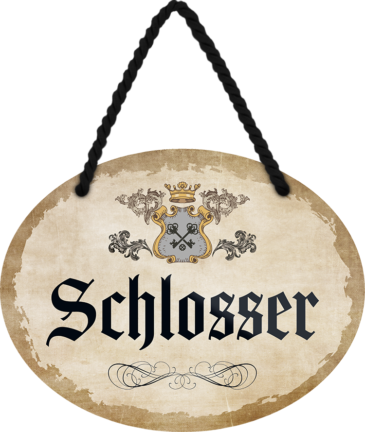 4252024245844	Schilderstore24	 ''Schlosser'' Schilderstore24 Blechschilder sind perfekt als Geschenk zu Weihnachten, Geburtstage, Feiern, Partys, Grillabende, Namenstag, Feiertag, Mädelsabend, Hochzeit. Jederzeit stilvoll im Wohnzimmer, Partykeller, Garage, Praxis, Büro,Architekt Hauseingang Handwerk Baustelle Arbeit Bau werkeln baustelle handwerker bauarbeiter