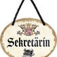 4252024248821		 ''Sekretärin'' Schilderstore24 Blechschilder sind perfekt als Geschenk zu Weihnachten, Geburtstage, Feiern, Partys, Grillabende, Namenstag, Feiertag, Mädelsabend, Hochzeit. Jederzeit stilvoll im Wohnzimmer, Partykeller, Garage, Praxis, Büro, Café, Hauseingang Büro Chef Angestellter Arbeit Job Arbeitsplatz Alltag Beruf Ausbildung