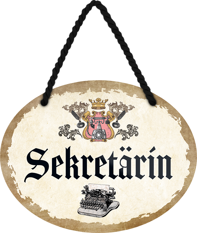 4252024248821		 ''Sekretärin'' Schilderstore24 Blechschilder sind perfekt als Geschenk zu Weihnachten, Geburtstage, Feiern, Partys, Grillabende, Namenstag, Feiertag, Mädelsabend, Hochzeit. Jederzeit stilvoll im Wohnzimmer, Partykeller, Garage, Praxis, Büro, Café, Hauseingang Büro Chef Angestellter Arbeit Job Arbeitsplatz Alltag Beruf Ausbildung