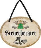 4252024247015	Schilderstore24	 ''Steuerberater'' Schilderstore24 Blechschilder sind perfekt als Geschenk zu Weihnachten, Geburtstage, Feiern, Partys, Grillabende, Namenstag, Feiertag, Mädelsabend, Hochzeit. Jederzeit stilvoll im Wohnzimmer, Partykeller, Garage, Praxis, Büro, Café, Hauseingang Büro Chef Angestellter Arbeit Job Arbeitsplatz Alltag Beruf Ausbildung