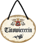 4252024247954	Schilderstore24	 ''Tattowiererin'' Schilderstore24 Blechschilder sind perfekt als Geschenk zu Weihnachten, Geburtstage, Feiern, Partys, Grillabende, Namenstag, Feiertag, Mädelsabend, Hochzeit. Jederzeit stilvoll im Wohnzimmer, Partykeller, Garage, Praxis, Büro, Café, Hauseingang Friseur Tattoo Schönheit Haare Haut Barber tattowierer hautschmuck piercing schminke