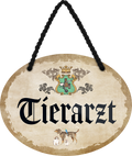 4252024247039	Schilderstore24	 ''Tierarzt'' Schilderstore24 Blechschilder sind perfekt als Geschenk zu Weihnachten, Geburtstage, Feiern, Partys, Grillabende, Namenstag, Feiertag, Mädelsabend, Hochzeit. Jederzeit stilvoll im Wohnzimmer, Partykeller, Garage, Praxis, Büro, Café, Hauseingang Büro Chef Angestellter Arbeit Job Arbeitsplatz Alltag Beruf Ausbildung