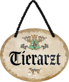 4252024247039	Schilderstore24	 ''Tierarzt'' Schilderstore24 Blechschilder sind perfekt als Geschenk zu Weihnachten, Geburtstage, Feiern, Partys, Grillabende, Namenstag, Feiertag, Mädelsabend, Hochzeit. Jederzeit stilvoll im Wohnzimmer, Partykeller, Garage, Praxis, Büro, Café, Hauseingang Büro Chef Angestellter Arbeit Job Arbeitsplatz Alltag Beruf Ausbildung