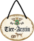 4252024247046	Schilderstore24	 ''Tierarztin'' Schilderstore24 Blechschilder sind perfekt als Geschenk zu Weihnachten, Geburtstage, Feiern, Partys, Grillabende, Namenstag, Feiertag, Mädelsabend, Hochzeit. Jederzeit stilvoll im Wohnzimmer, Partykeller, Garage, Praxis, Büro, Café, Hauseingang Büro Chef Angestellter Arbeit Job Arbeitsplatz Alltag Beruf Ausbildung