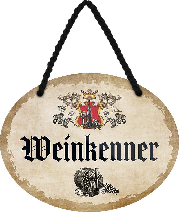 4252024245196	Schilderstore24	 ''Weinkenner'' Schilderstore24 Blechschilder sind perfekt als Geschenk zu Weihnachten, Geburtstage, Feiern, Partys, Grillabende, Namenstag, Feiertag, Mädelsabend, Hochzeit. Jederzeit stilvoll im Wohnzimmer, Partykeller, Garage, Praxis, Büro, Café, Hauseingang Alkohol Cocktail Bier Sekt Getränk Bier Alkohol schnaps promille tequila   