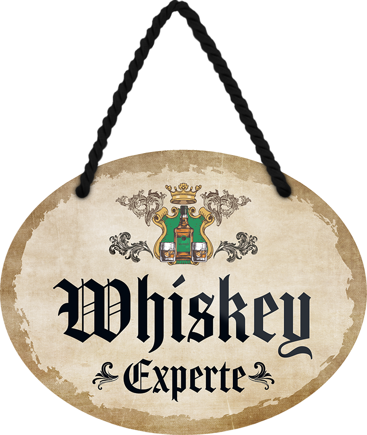 4252024248005	Schilderstore24	 ''Whiskey Experte'' Schilderstore24 Blechschilder sind perfekt als Geschenk zu Weihnachten, Geburtstage, Feiern, Partys, Grillabende, Namenstag, Feiertag, Mädelsabend, Hochzeit. Jederzeit stilvoll im Wohnzimmer, Partykeller, Garage, Praxis, Büro, Café, Hauseingang Alkohol Cocktail Bier Sekt Getränk Bier whsikey schnaps promille tequila   