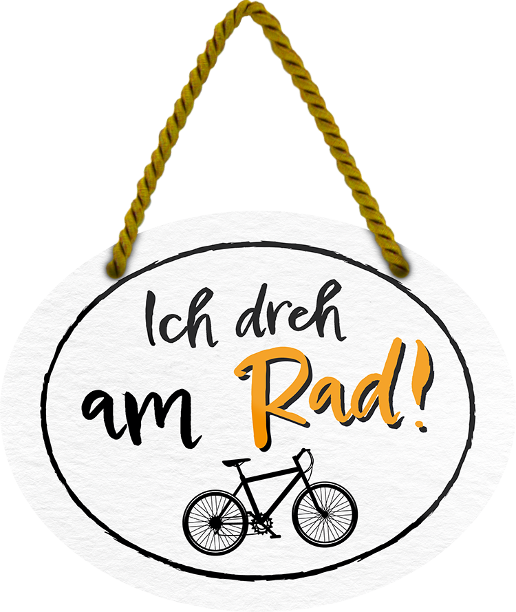 4252024245448	Schilderstore24	 ''Ich dreh am Rad'' Schilderstore24 Blechschilder sind perfekt als Geschenk zu Weihnachten, Geburtstage, Feiern, Partys, Grillabende, Namenstag, Feiertag, Mädelsabend, Hochzeit. Jederzeit stilvoll im Wohnzimmer, Partykeller, Garage, Praxis, Büro, Café, Hauseingang Fahrrad Rad Bike Tour Radeln Downhill Radtour zweirad reifen ausflug freizeit