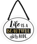 4252024245493	Schilderstore24	 ''Life is a beautiful Ride (weiß)'' Schilderstore24 Blechschilder sind perfekt als Geschenk zu Weihnachten, Geburtstage, Feiern, Partys, Grillabende, Namenstag, Feiertag, Mädelsabend, Hochzeit. Jederzeit stilvoll im Wohnzimmer, Partykeller, Garage, Praxis, Büro, Café, Hauseingang Fahrrad Rad Bike Tour Radeln Downhill Radtour zweirad reifen ausflug freizeit