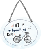 4252024245486	Schilderstore24	 ''Life is a beautiful Ride (grau)'' Schilderstore24 Blechschilder sind perfekt als Geschenk zu Weihnachten, Geburtstage, Feiern, Partys, Grillabende, Namenstag, Feiertag, Mädelsabend, Hochzeit. Jederzeit stilvoll im Wohnzimmer, Partykeller, Garage, Praxis, Büro, Café, Hauseingang Fahrrad Rad Bike Tour Radeln Downhill Radtour zweirad reifen ausflug freizeit