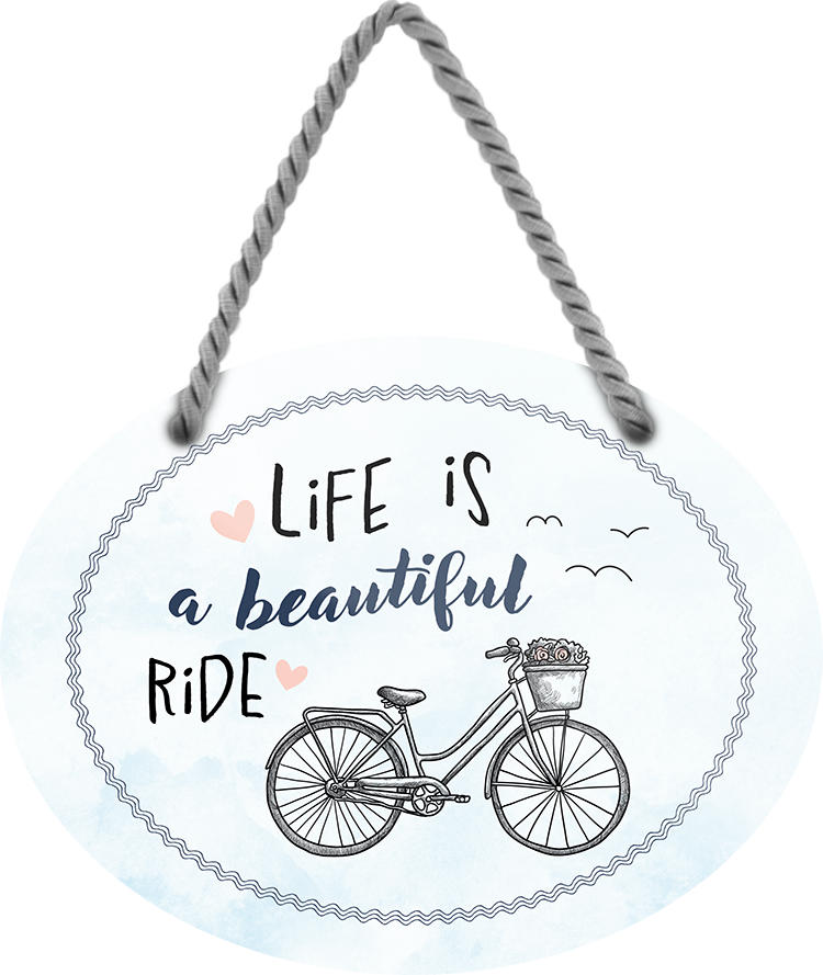 4252024245486	Schilderstore24	 ''Life is a beautiful Ride (grau)'' Schilderstore24 Blechschilder sind perfekt als Geschenk zu Weihnachten, Geburtstage, Feiern, Partys, Grillabende, Namenstag, Feiertag, Mädelsabend, Hochzeit. Jederzeit stilvoll im Wohnzimmer, Partykeller, Garage, Praxis, Büro, Café, Hauseingang Fahrrad Rad Bike Tour Radeln Downhill Radtour zweirad reifen ausflug freizeit