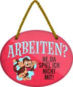 4252024248883		 ''Arbeiten. Ne, da spiel ich nicht mit'' Schilderstore24 Blechschilder sind perfekt als Geschenk zu Weihnachten, Geburtstage, Feiern, Partys, Grillabende, Namenstag, Feiertag, Mädelsabend, Hochzeit. Jederzeit stilvoll im Wohnzimmer, Partykeller, Garage, Praxis, Büro, Café, Hauseingang Büro Chef Angestellter Arbeit Job Arbeitsplatz Alltag Beruf Ausbildung