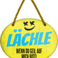 4252024249699		 ''Lächle wenn du geil auf mich bist'' Schilderstore24 Blechschilder sind perfekt als Geschenk zu Weihnachten, Geburtstage, Feiern, Partys, Grillabende, Namenstag, Feiertag, Mädelsabend, Hochzeit. Jederzeit stilvoll im Wohnzimmer, Partykeller, Garage, Praxis, Büro, Café, Hauseingang Weisheiten Leben Sprichwörter Tipp wahrheit sprichwort tiefsinnig ratschlag