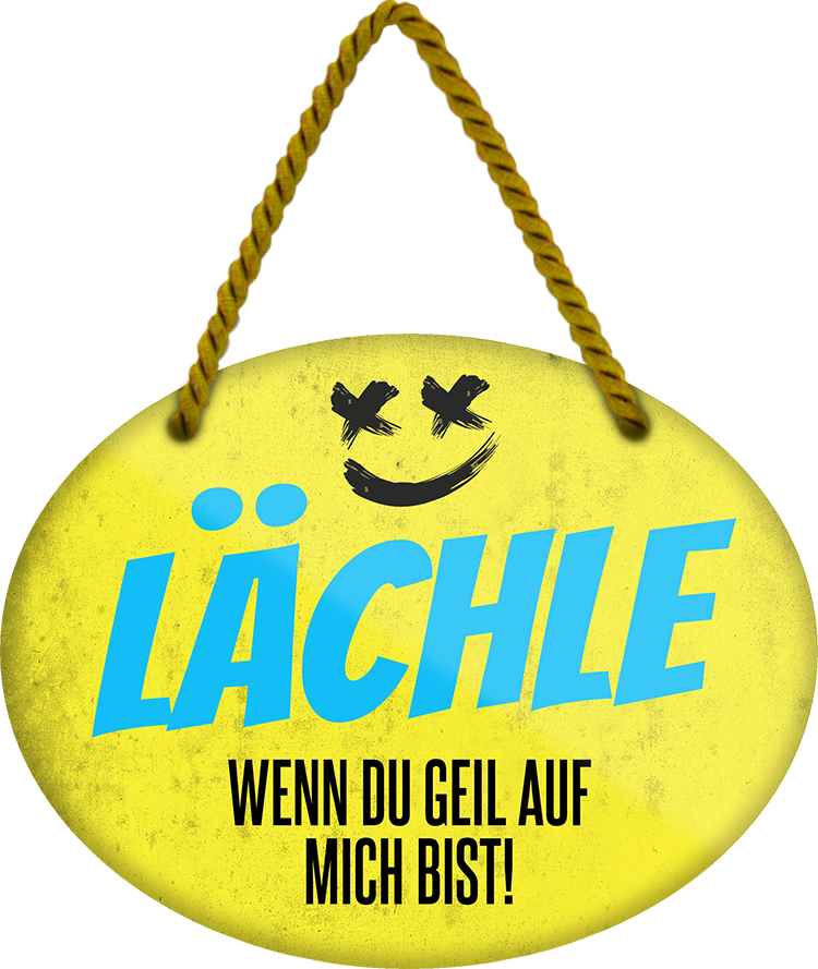 4252024249699		 ''Lächle wenn du geil auf mich bist'' Schilderstore24 Blechschilder sind perfekt als Geschenk zu Weihnachten, Geburtstage, Feiern, Partys, Grillabende, Namenstag, Feiertag, Mädelsabend, Hochzeit. Jederzeit stilvoll im Wohnzimmer, Partykeller, Garage, Praxis, Büro, Café, Hauseingang Weisheiten Leben Sprichwörter Tipp wahrheit sprichwort tiefsinnig ratschlag