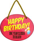 4252024249682		 ''Happy Birthday'' Schilderstore24 Blechschilder sind perfekt als Geschenk zu Weihnachten, Geburtstage, Feiern, Partys, Grillabende, Namenstag, Feiertag, Mädelsabend, Hochzeit. Jederzeit stilvoll im Wohnzimmer, Partykeller, Garage, Praxis, Büro, Café, Hauseingang Weisheiten Leben Sprichwörter Tipp wahrheit sprichwort tiefsinnig ratschlag