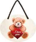 4252024249729		 ''I Love You (teddy)'' Schilderstore24 Blechschilder sind perfekt als Geschenk zu Weihnachten, Geburtstage, Feiern, Partys, Grillabende, Namenstag, Feiertag, Mädelsabend, Hochzeit. Jederzeit stilvoll im Wohnzimmer, Partykeller, Garage, Praxis, Büro, Café, Hauseingang Sex küssen gefühle Zweideutig Romantik liebe sinnlich schnulzig romantisch pinup