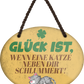 4252024249569		 ''Glück ist, wenn eine Katze neben dir schlummert'' Schilderstore24 Blechschilder sind perfekt als Geschenk zu Weihnachten, Geburtstage, Feiern, Partys, Grillabende, Namenstag, Feiertag, Mädelsabend, Hochzeit Wohnzimmer, Partykeller, Garage, Praxis, Büro, Café, Hauseingang Haustier Tier Freund knuddelig Zuhause Katze Hund Hamster Meerschwein haustiere