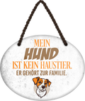 4252024249545		 ''Mein Hund ist kein Haustier Familie'' Schilderstore24 Blechschilder sind perfekt als Geschenk zu Weihnachten, Geburtstage, Feiern, Partys, Grillabende, Namenstag, Feiertag, Mädelsabend, Hochzeit Wohnzimmer, Partykeller, Garage, Praxis, Büro, Café, Hauseingang Haustier Tier Freund knuddelig Zuhause Katze Hund Hamster Meerschwein haustiere
