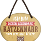 4252024249590		 ''Ich bin dieser legendäre Katzennarr'' Schilderstore24 Blechschilder sind perfekt als Geschenk zu Weihnachten, Geburtstage, Feiern, Partys, Grillabende, Namenstag, Feiertag, Mädelsabend, Hochzeit Wohnzimmer, Partykeller, Garage, Praxis, Büro, Café, Hauseingang Haustier Tier Freund knuddelig Zuhause Katze Hund Hamster Meerschwein haustiere