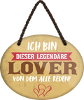 4252024249736		 ''Ich bin dieser legendäre Lover'' Schilderstore24 Blechschilder sind perfekt als Geschenk zu Weihnachten, Geburtstage, Feiern, Partys, Grillabende, Namenstag, Feiertag, Mädelsabend, Hochzeit. Jederzeit stilvoll im Wohnzimmer, Partykeller, Garage, Praxis, Büro, Café, Hauseingang Sex küssen gefühle Zweideutig Romantik liebe sinnlich schnulzig romantisch pinup