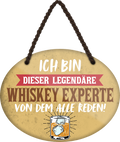 4252024248692		 ''Ich bin dieser legendäre Whiskey Experte'' Schilderstore24 Blechschilder sind perfekt als Geschenk zu Weihnachten, Geburtstage, Feiern, Partys, Grillabende, Namenstag, Feiertag, Mädelsabend, Hochzeit. Jederzeit stilvoll im Wohnzimmer, Partykeller, Garage, Praxis, Büro, Café, Hauseingang Alkohol Cocktail Bier Sekt Getränk Bier Alkohol schnaps promille tequila   