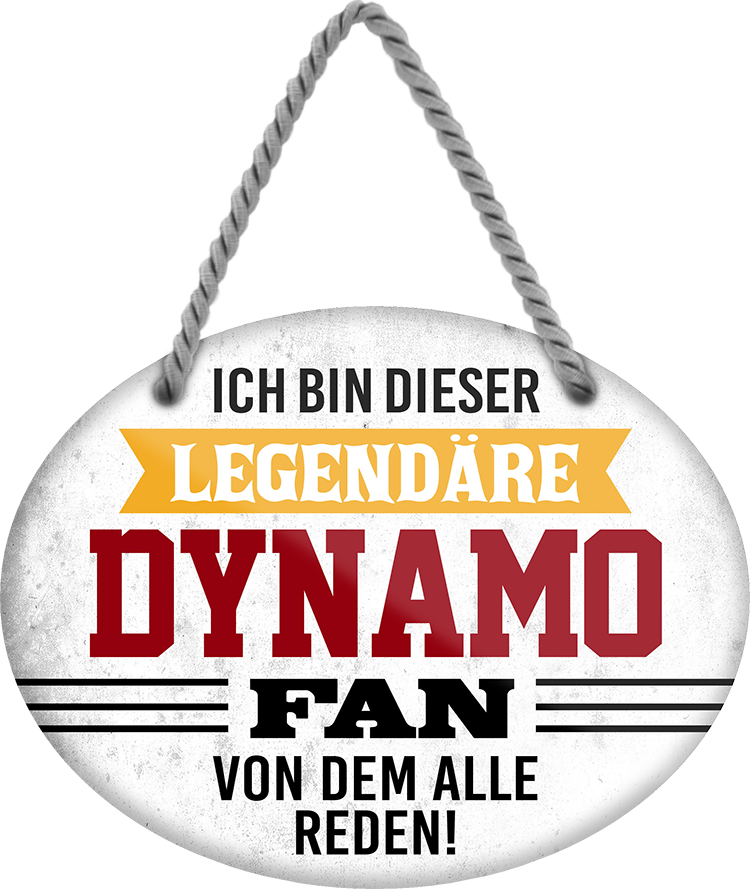 4252024249095		  ''Ich bin dieser legendäre Dynamo Fan'' Schilderstore24 Blechschilder sind perfekt als Geschenk zu Weihnachten, Geburtstage, Feiern, Partys, Grillabende, Namenstag, Feiertag, Mädelsabend, Hochzeit. Jederzeit stilvoll im Wohnzimmer, Partykeller, Garage, Praxis, Büro, Café, Hauseingang Fußball Mannschaft Verein Bolzen Ball sport liga kicken stadion freizeit