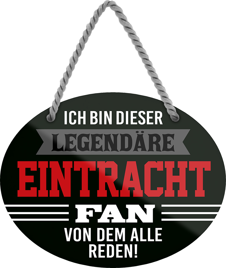 4252024249101		  ''Ich bin dieser legendäre Eintracht Fan'' Schilderstore24 Blechschilder sind perfekt als Geschenk zu Weihnachten, Geburtstage, Feiern, Partys, Grillabende, Namenstag, Feiertag, Mädelsabend, Hochzeit. Jederzeit stilvoll im Wohnzimmer, Partykeller, Garage, Praxis, Büro, Café, Hauseingang Fußball Mannschaft Verein Bolzen Ball sport liga kicken stadion freizeit