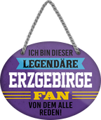 4252024249118		  ''Ich bin dieser legendäre Erzgebirge Fan'' Schilderstore24 Blechschilder sind perfekt als Geschenk zu Weihnachten, Geburtstage, Feiern, Partys, Grillabende, Namenstag, Feiertag, Mädelsabend, Hochzeit. Jederzeit stilvoll im Wohnzimmer, Partykeller, Garage, Praxis, Büro, Café, Hauseingang Fußball Mannschaft Verein Bolzen Ball sport liga kicken stadion freizeit