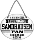 4252024249361		 ''Ich bin dieser legendäre Sandhausen Fan'' Schilderstore24 Blechschilder sind perfekt als Geschenk zu Weihnachten, Geburtstage, Feiern, Partys, Grillabende, Namenstag, Feiertag, Mädelsabend, Hochzeit. Jederzeit stilvoll im Wohnzimmer, Partykeller, Garage, Praxis, Büro, Café, Hauseingang Fußball Mannschaft Verein Bolzen Ball sport liga kicken stadion freizeit