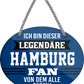 4252024250732		 ''Ich bin dieser legendäre Hamburg Fan'' Schilderstore24 Blechschilder sind perfekt als Geschenk zu Weihnachten, Geburtstage, Feiern, Partys, Grillabende, Namenstag, Feiertag, Mädelsabend, Hochzeit. Jederzeit stilvoll im Wohnzimmer, Partykeller, Garage, Praxis, Büro, Café, Hauseingang Fußball Mannschaft Verein Bolzen Ball sport liga kicken stadion freizeit