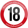 4252024254853		 ''Herzlichen Glückwunsch zum Geburtstag 18''
Schilderstore24 Blechschilder sind perfekt als Geschenk zu Weihnachten, Geburtstage, Feiern, Partys, Grillabende, Namenstag, Feiertag, Mädelsabend, Hochzeit. Jederzeit stilvoll im Wohnzimmer, Partykeller, Garage, Praxis, Büro, Café, Hauseingang Zuhause Eltern Geschwister oma opa familie geburtstag happy birthday