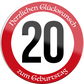 4252024254860		 ''Herzlichen Glückwunsch zum Geburtstag 20''
 Schilderstore24 Blechschilder sind perfekt als Geschenk zu Weihnachten, Geburtstage, Feiern, Partys, Grillabende, Namenstag, Feiertag, Mädelsabend, Hochzeit. Jederzeit stilvoll im Wohnzimmer, Partykeller, Garage, Praxis, Büro, Café, Hauseingang Zuhause Eltern Geschwister oma opa familie geburtstag happy birthday