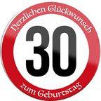 4252024254877		 ''Herzlichen Glückwunsch zum Geburtstag 30''
Schilderstore24 Blechschilder sind perfekt als Geschenk zu Weihnachten, Geburtstage, Feiern, Partys, Grillabende, Namenstag, Feiertag, Mädelsabend, Hochzeit. Jederzeit stilvoll im Wohnzimmer, Partykeller, Garage, Praxis, Büro, Café, Hauseingang Zuhause Eltern Geschwister oma opa familie geburtstag happy birthday