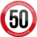 4252024254891		 ''Herzlichen Glückwunsch zum Geburtstag 50''
Schilderstore24 Blechschilder sind perfekt als Geschenk zu Weihnachten, Geburtstage, Feiern, Partys, Grillabende, Namenstag, Feiertag, Mädelsabend, Hochzeit. Jederzeit stilvoll im Wohnzimmer, Partykeller, Garage, Praxis, Büro, Café, Hauseingang Zuhause Eltern Geschwister oma opa familie geburtstag happy birthday