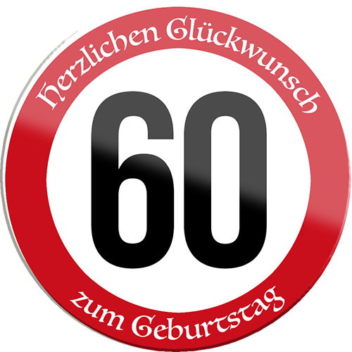 4252024254907		 ''Herzlichen Glückwunsch zum Geburtstag 60''
Schilderstore24 Blechschilder sind perfekt als Geschenk zu Weihnachten, Geburtstage, Feiern, Partys, Grillabende, Namenstag, Feiertag, Mädelsabend, Hochzeit. Jederzeit stilvoll im Wohnzimmer, Partykeller, Garage, Praxis, Büro, Café, Hauseingang Zuhause Eltern Geschwister oma opa familie geburtstag happy birthday