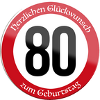 4252024254945		 ''Herzlichen Glückwunsch zum Geburtstag 80''
Schilderstore24 Blechschilder sind perfekt als Geschenk zu Weihnachten, Geburtstage, Feiern, Partys, Grillabende, Namenstag, Feiertag, Mädelsabend, Hochzeit. Jederzeit stilvoll im Wohnzimmer, Partykeller, Garage, Praxis, Büro, Café, Hauseingang Zuhause Eltern Geschwister oma opa familie geburtstag happy birthday
