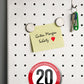 Magnet ''Herzlichen Glückwunsch zum Geburtstag 20'' 8x8cm