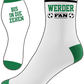 4252024254235				 ''Werder Fan (weiß) - bis in die Zehen''
Schilderstore24 Blechschilder sind perfekt als Geschenk zu Weihnachten, Geburtstage, Feiern, Partys, Grillabende, Namenstag, Feiertag, Mädelsabend, Hochzeit. Unisex Fußball Sportsocken Spaßsocken Strümpfe Fan Fußball Mannschaft Verein Bolzen Ball sport liga kicken stadion freizeit
