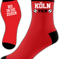 4252024254075				 ''Köln Fan (rot) - bis in die Zehen''
Schilderstore24 Blechschilder sind perfekt als Geschenk zu Weihnachten, Geburtstage, Feiern, Partys, Grillabende, Namenstag, Feiertag, Mädelsabend, Hochzeit. Unisex Fußball Sportsocken Spaßsocken Strümpfe Fan Fußball Mannschaft Verein Bolzen Ball sport liga kicken stadion freizeit