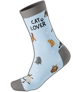 4252024254259				 ''Cat Lover''
Schilderstore24 Socken sind perfekt als Geschenk zu Weihnachten, Geburtstage, Feiern, Partys, Grillabende, Namenstag, Feiertag, Mädelsabend, Hochzeit. Unisex Haustier Tier Freund knuddelig Zuhause Katze Hund Dogge Welpe Kätzchen Rasse Unisex Tiere Freizeitsocken Geschenk Spaßsocken Strümpfe