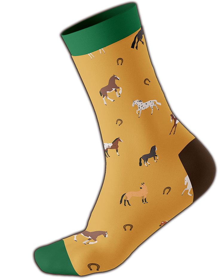 4252024254266				 ''Pferde Motive''
Schilderstore24 Socken sind perfekt als Geschenk zu Weihnachten, Geburtstage, Feiern, Partys, Grillabende, Namenstag, Feiertag, Mädelsabend, Hochzeit. Nutztier Pferd Reiten Pony Stall sattel ausreiten pferd tier landwirtschaft rasseUnisex Tiere Freizeitsocken Geschenk Spaßsocken Strümpfe