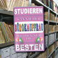 Blechschild ''Studieren kann jeder Bürokauffrau'' 20x30cm