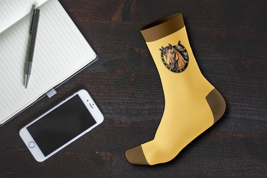 Tiersocken ''Pferdekopf'' Einheitsgröße 38-45