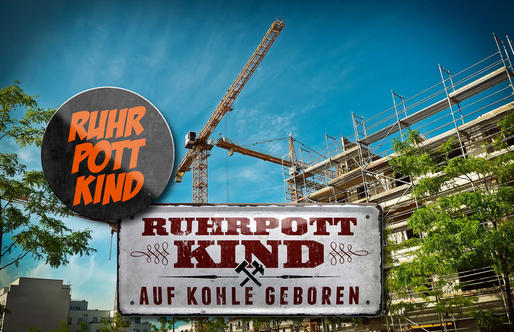 Magnet ''Ruhrpottkind'' 8x8x0,3cm