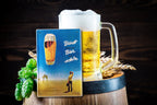 Tin sign "Thirst beer nice" 20x30cm