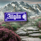 Blechschild ''Allgäu'' 28x12cm
